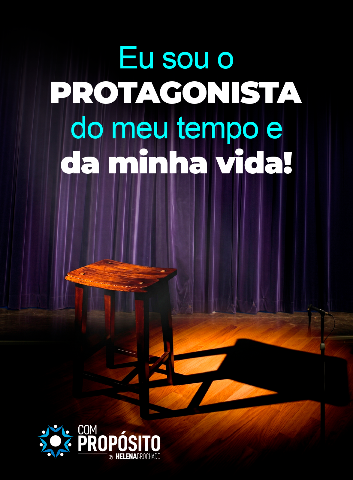 palestra eu sou protagonista do meu tempo e vida